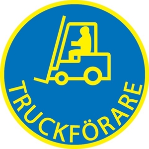 106515 Truckförare - Tygmärke - 40mm
