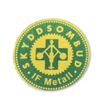 106527 Skyddsombud IF Metall - Reflektiv dekal i plast, ark - 40mm