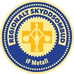 106531 Regionalt Skyddsombud IF Metall - Dekal i plast - 40mm