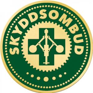 106558 Skyddsombud - Pin i mässing - 16mm
