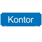 106769 Kontor - Skylt i plast - 297x105mm