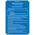 107297 Sågbord [Cirkelsåg] instruktioner - Skylt i plast - A4[297x210mm]