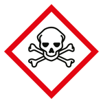 106899-H Giftiga ämnen Symbol - Dekaler och skyltar