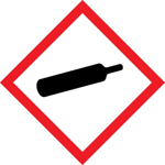 107256-H Gas Symbol - Dekaler och skyltar