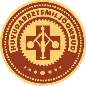 107862 Huvudarbetsmiljöombud - Pin i mässing - 16mm