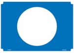 107886-H Åkriktningssymbol Cirkel - Dekaler och skyltar