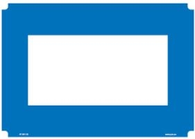 107888-H Åkriktningssymbol Rektangel - Dekaler och skyltar