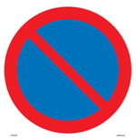 107059-H Parkeringsförbud Symbol - Dekaler och skyltar