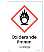 107251-H Oxiderande ämnen/Oxidising - Dekaler och skyltar