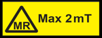 MR5116 MR Triangel Max 2mT - Dekal i plast, 25st - 40x15mm