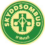 106527-1 Skyddsombud IF Metall - Dekal i 10st/ark - 40mm