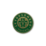 106535-2 Skyddsombud Handels - Pin i mässing med skruvfäste - 40mm
