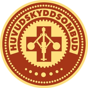 106513-1 Huvudskyddsombud - Transferdekal - 45mm