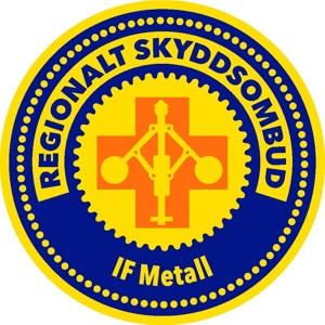 106523-1 Regionalt Skyddsombud IF Metall - Badge med nål - 16mm